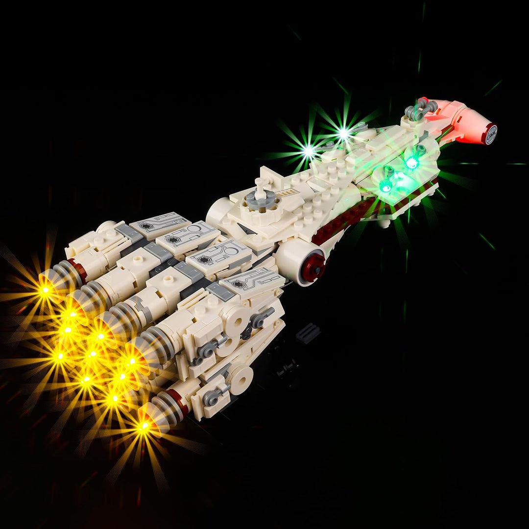 Kyglaring Lego 75376 Beleuchtung, LED Lichter Set Lego Star Wars Tantive IV, Lego Modell eines Stern