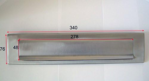 POSTKASTEN BRIEFKASTEN EDELSTAHL MATT V2A AISI 304
