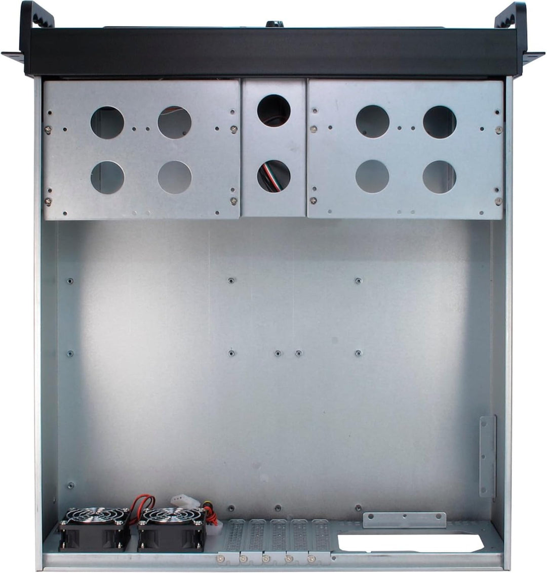 INTER-TECH IPC 3U-3098-S integrierter Luftfilter in einem 48,26cm 19Zoll 4X 5,25 EXT. 5X 3,5 int. 0X