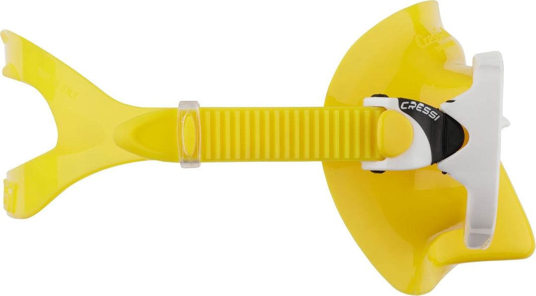 Cressi Tauchmaske Marea Einheitsgrösse Gelb/Weiss, Einheitsgrösse Gelb/Weiss
