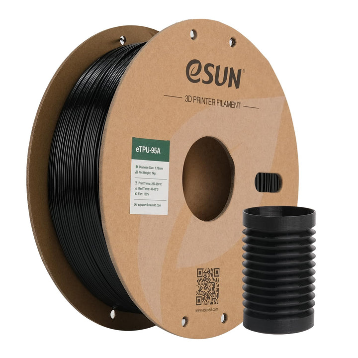 eSUN Flexibles TPU Filament 1.75mm, 3D Drucker Filament TPU-95A, Massgenauigkeit +/- 0.05mm, 1kg Spu