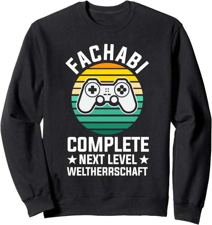 Gamer Zocker Zocken Gaming Konsole Gymnasium Fachabitur Sweatshirt