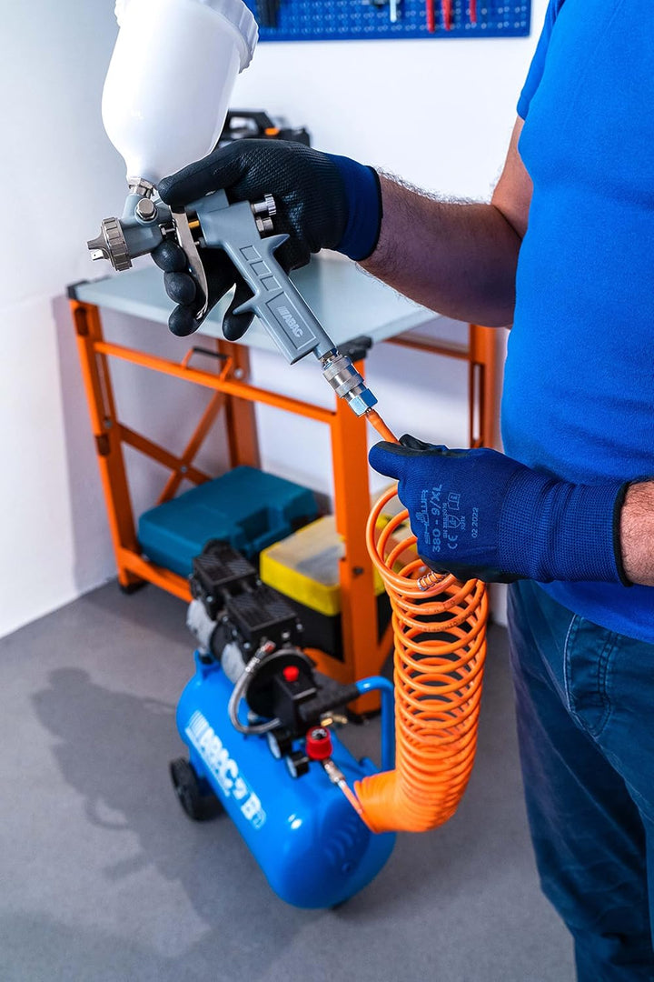 ABAC Geräuscharmer Luftkompressor EASE-AIR 24, Ölfreier Luftkompressor, Maximaler Druck 8 Bar, Leist