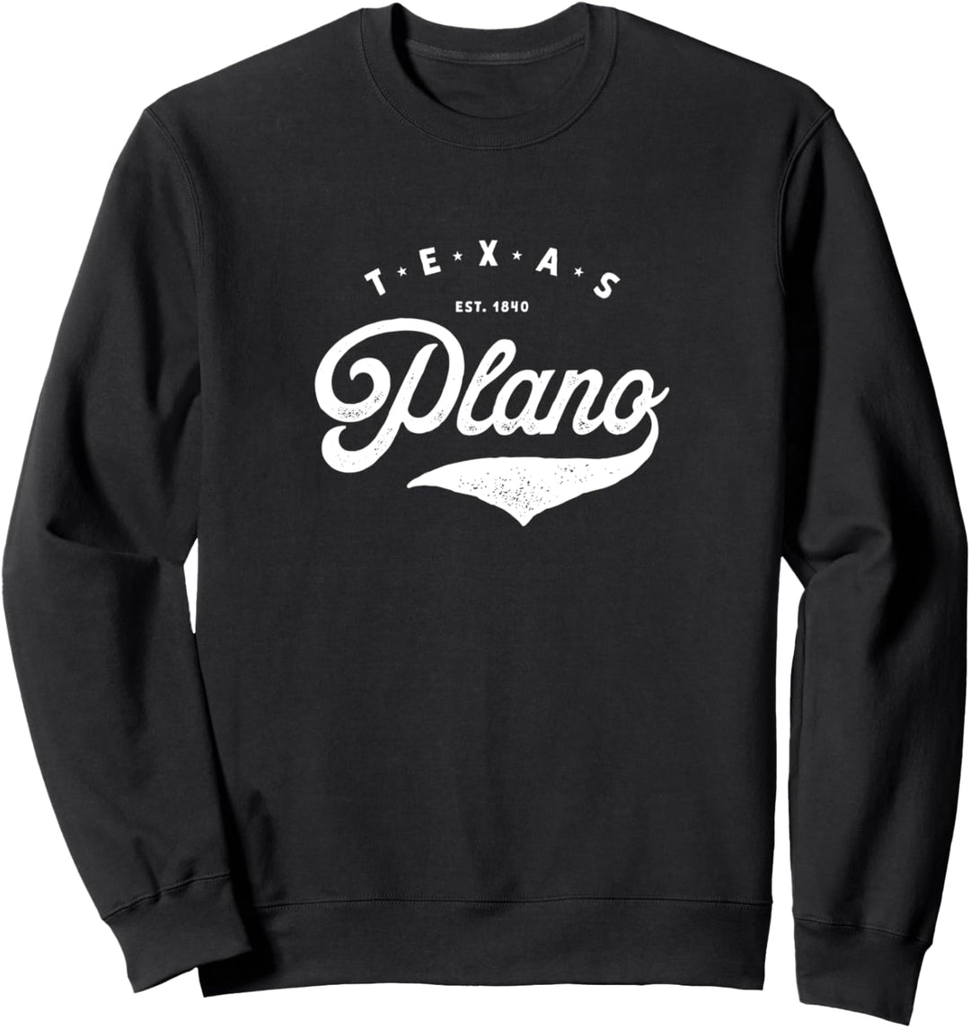 Rustic Classic Plano Texas 1840 USA Gift Sweatshirt
