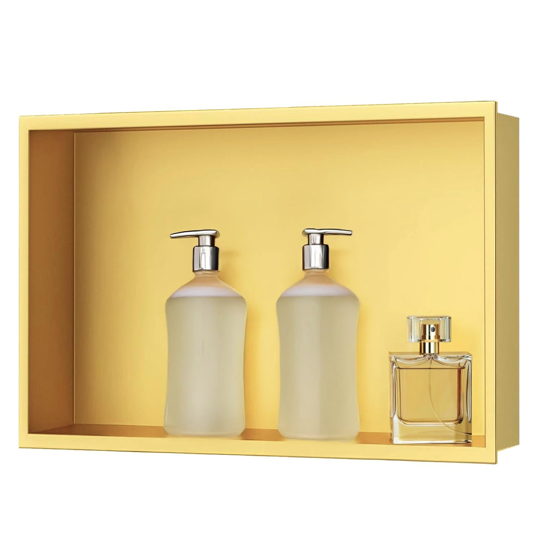 Wandnische Dusche,Wandnische Dusche Edelstahl,Wandnische Einzelregal Lagerung,Duschnische 30 * 45 *