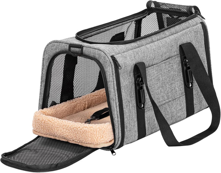 Petsfit Transportbox Katze Hundebox Auto Katzentransportbox Transportbox Hund - Faltbare Tragetasche