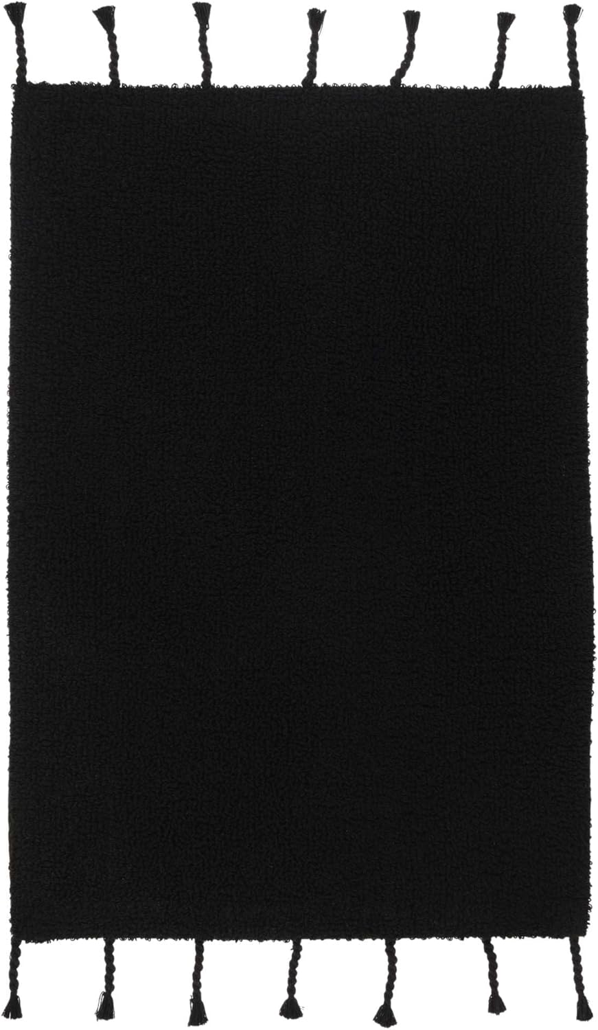 RugVista Badematte Zale, 90 x 60 cm, Rechteckig, Mittelflor, Drehbar, Moderner Badteppich, Maschinen