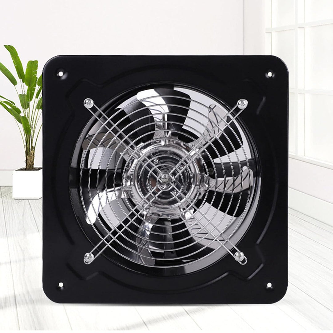Axial Industrie Ventilator Ø 200 mm schwarz Abluft Zuluft Rohrlüfter Radial Rohr Lüfter Absauglüfter