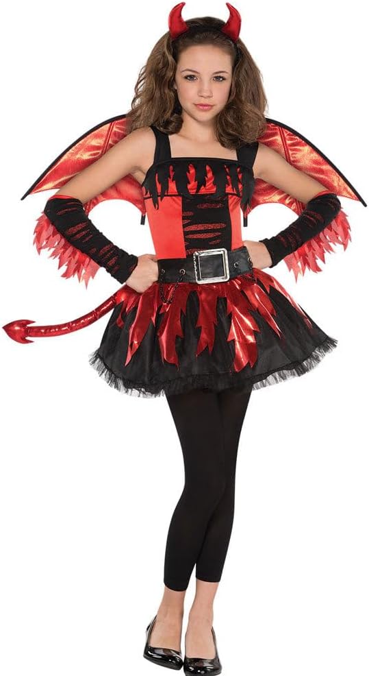 amscan Kind Daredevil Halloween Kostüm (8-10 Jahre) (9907338), Unisex Kinder, Mehrfarbig, 8-10 Jahre