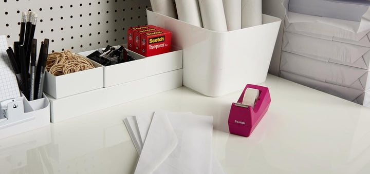 Transparent Tape 600-72-3PK, 1" x 2592", 3" Core, Transparent, 3 Rolls
