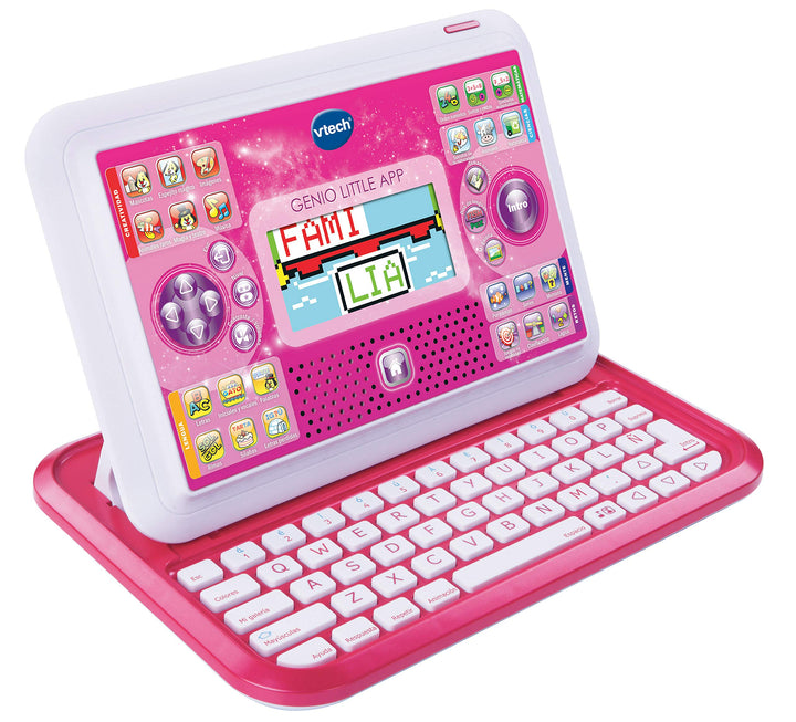 VTech 2-in-1-Laptop und Tablet, Genio Little App, Lerncomputer für Kinder ab 4 Jahren, 80 Aktivitäte