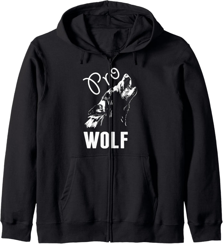 Team Pro Wolf Einwanderung 2019 Kapuzenjacke