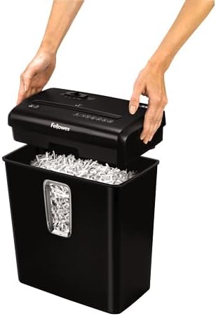 Fellowes 6008101 Powershred P-30C Aktenvernichter, Partikelschnitt, 22 cm, Schwarz