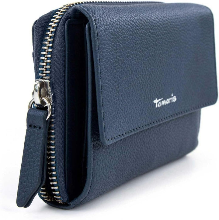 Tamaris Geldbörse TAS Amanda 50007 Damen Geldbörsen Uni Blue Einheitsgrösse, Blue Einheitsgrö&#