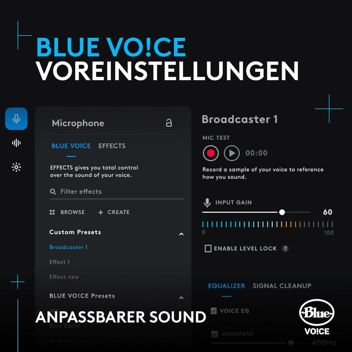 Logitech G Yeti Orb Gaming-Kondensatormikrofon mit RGB und LIGHTSYNC, USB-Mikrofon zum Streaming, Ni