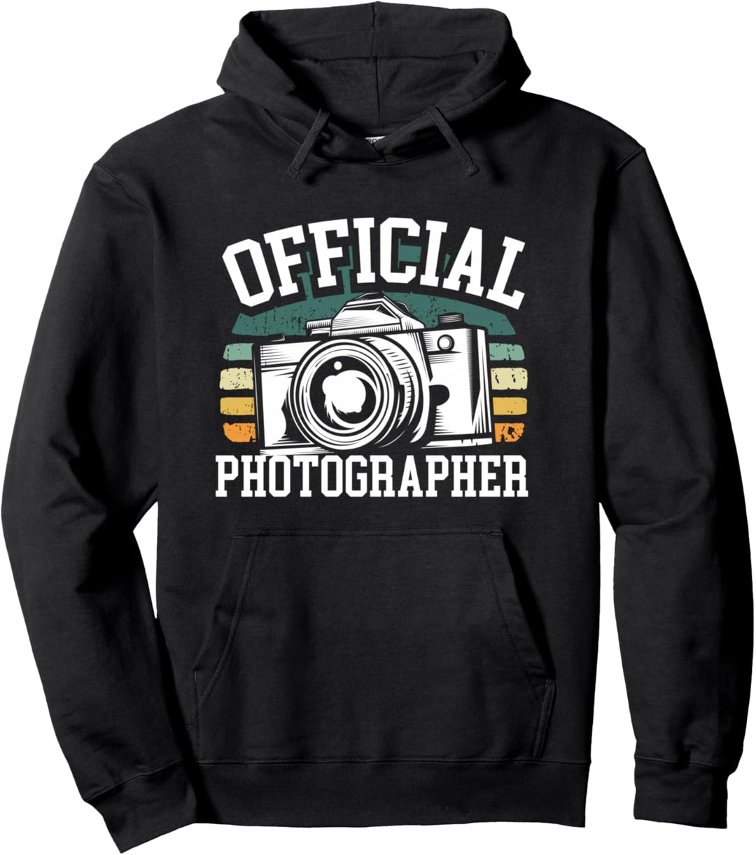Official Photographer Kamera Fotografie Fotograf Pullover Hoodie