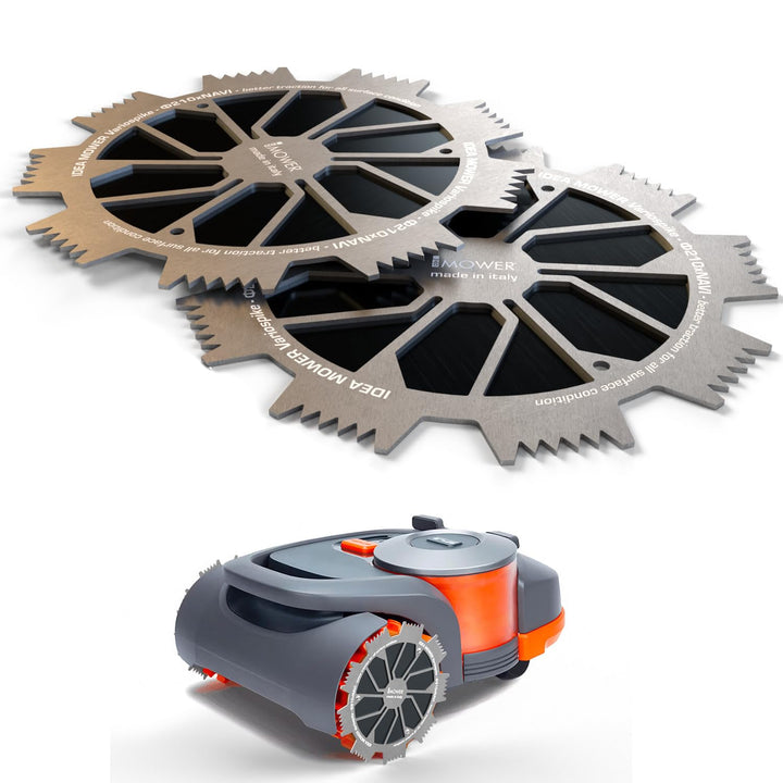Idea Mower Variospike Mähroboter Spikes Kompatibel mit Navimow Segway H-Serie Aus Edelstahl und Alum