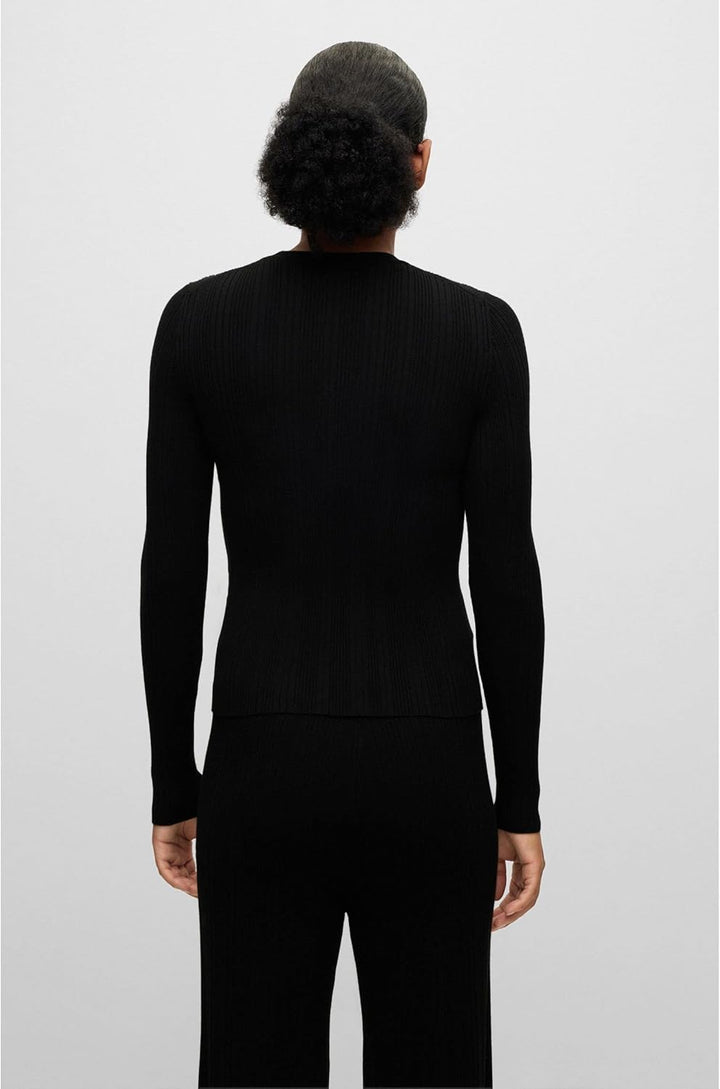 HUGO Damen Sharim Sweater L Black1, L Black1