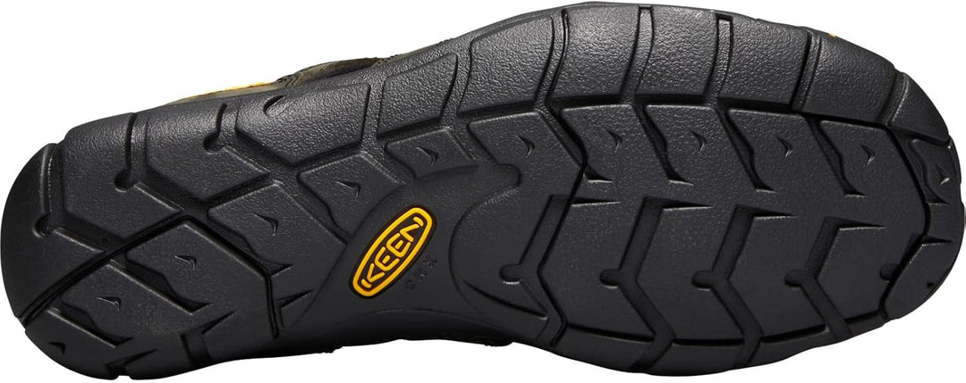 KEEN Clearwater CNX Herren Sandalen 44 EU Magnet Black Leder, 44 EU Magnet Black Leder