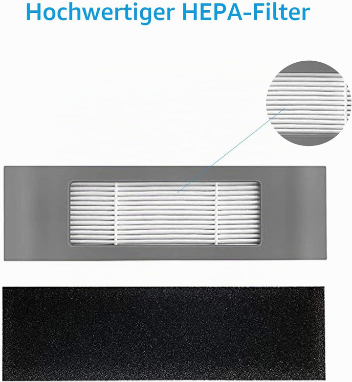 Bürste Filter Zubehör Ersatzteile Set für Yeedi Vac 2 Pro Vac Hybrid Vac Station Vac Max Staubsauger