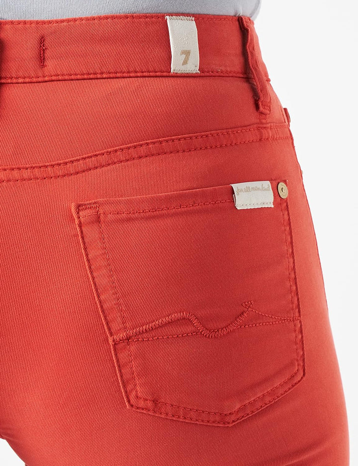 7 For All Mankind Damen Hose 26 Rot, 26 Rot
