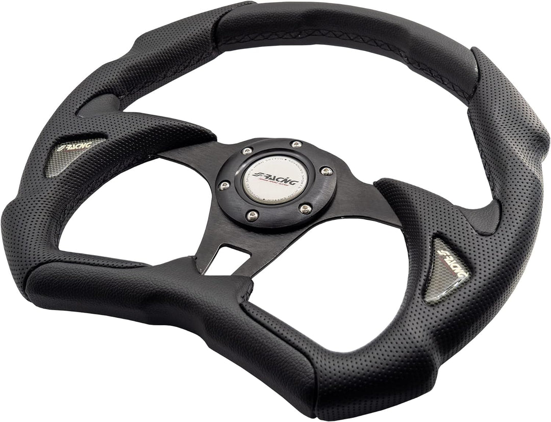 Simoni Racing X5350PUN/P X5 Black Universal Steering Wheel, Schwarz