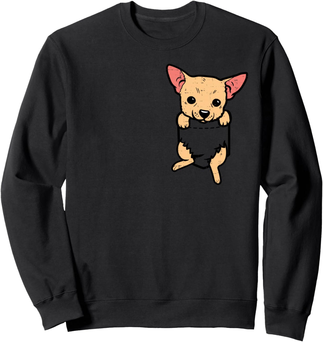 Pocket Chihuahua Feet Cute Chiwawa Pet Dog Lover Owner Gift Sweatshirt
