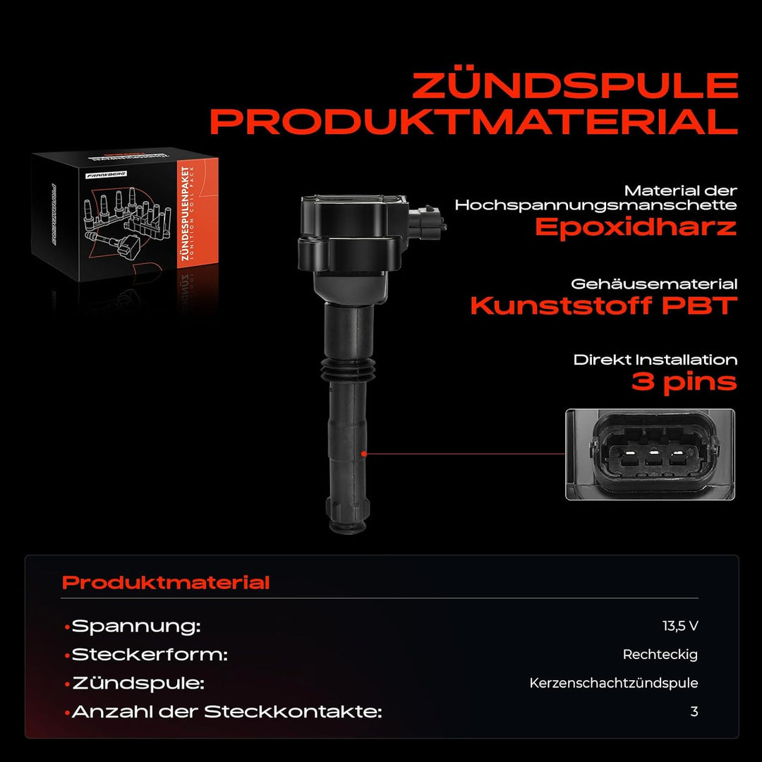 Zündspule für 911/911 Cabriolet/911 Targa 996 997 B-o-x-s-t-e-r 986 987 C-a-y-m-a-n 987 1996-2012 99