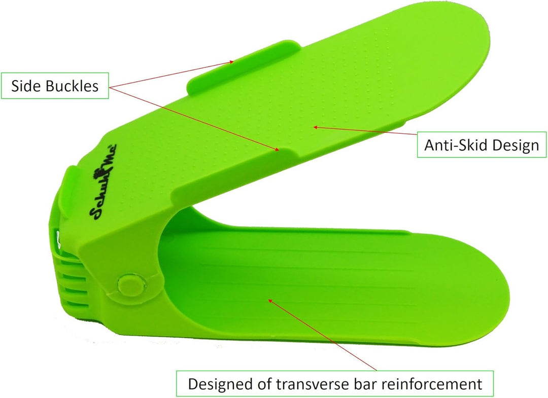 8 x Verstellbarer Profi Schuhstapler Schuhorganizer Schuhhalter – Magic Shoe Rack Organizer - Sparse