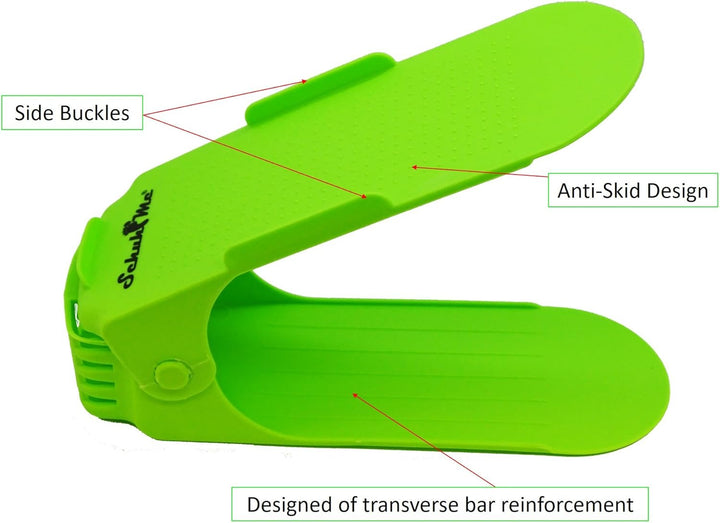 5 x Verstellbarer Profi Schuhstapler Schuhorganizer Schuhhalter – Magic Shoe Rack Organizer - Sparse