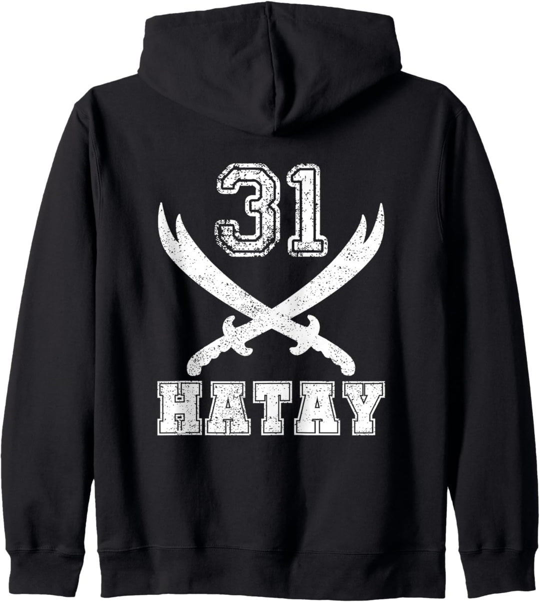 Hatay 31 Nummernschild Zülfikar Memleket Geschenk Türkei Kapuzenjacke