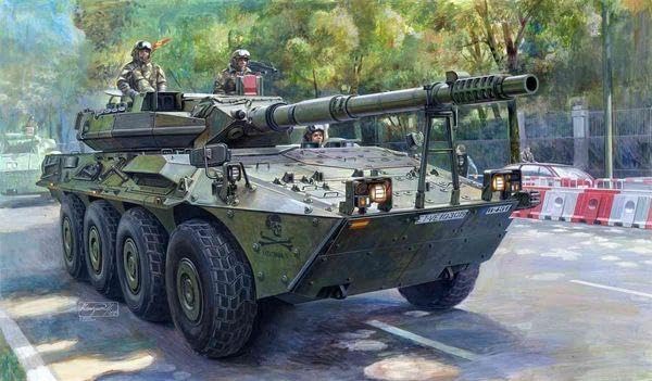 Trumpeter 00388 Modellbausatz Spanish Army VRC-105 Centauro RCV