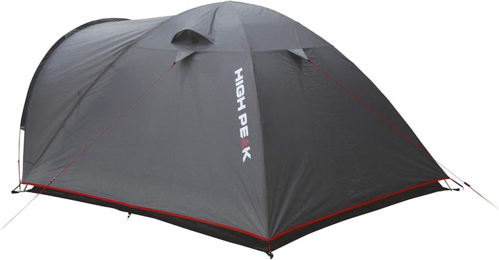 High Peak Kuppelzelt Nevada 4, Campingzelt mit Vorbau, Iglu-Zelt für 4 Personen, doppelwandig, wasse