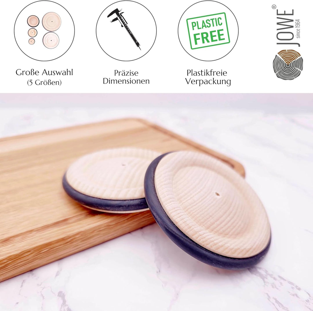 Holzrad aus Buche mit Gummireifen 140mm, 1 Stk - Räder aus Holz made in Austria 140 mm, 140 mm