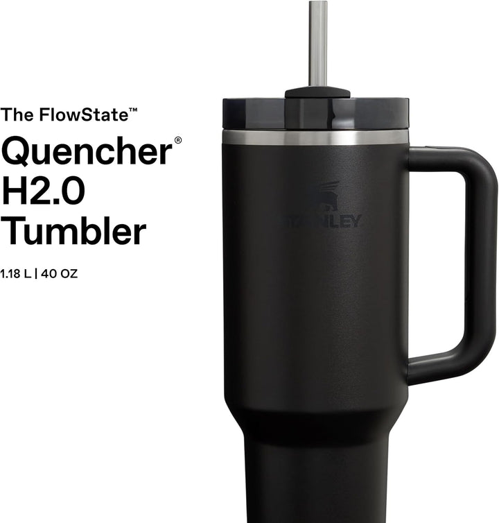 Stanley 1913 Quencher H2.0 Flowstate Trinkflasche Mit Strohhalm - Thermobecher Kühlt 11 Stunden - 48