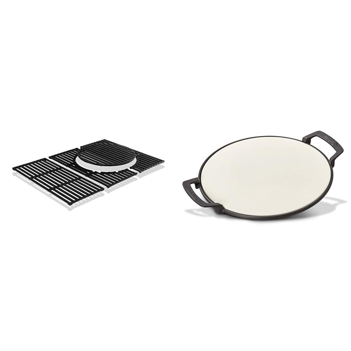 Enders SWITCH GRID Rost-in-Rost System,Gusseisen & SWITCH GRID Pizzastein, Halter aus Gusseisen