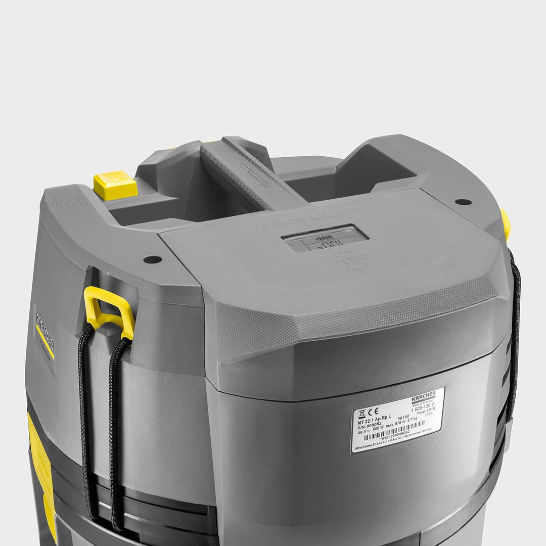 Kärcher NT 22/1 Ap Bp L (Battery Power+) 1.528-130.0 Nass-/Trockensauger 22l ohne Akku