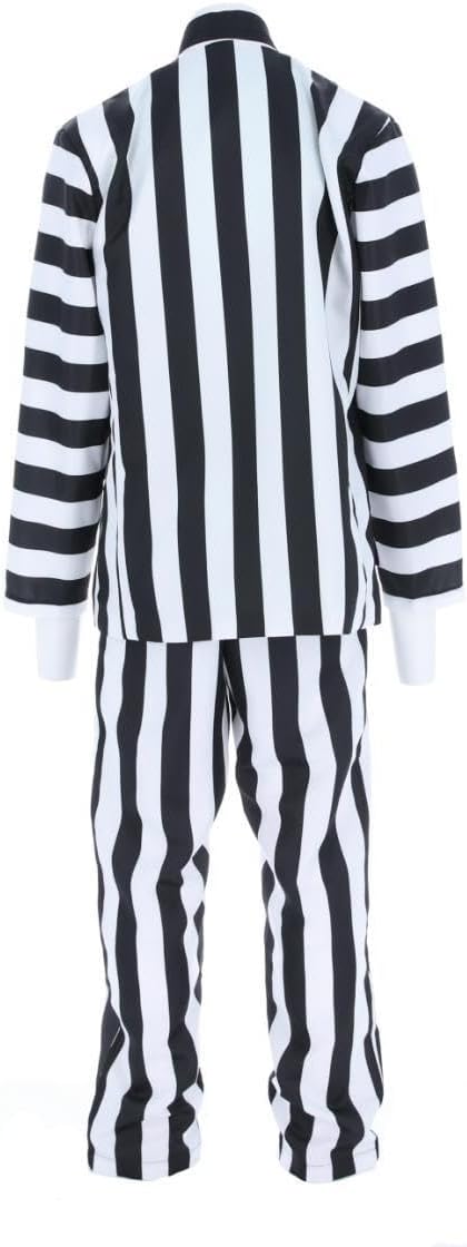 Smiffys Beetlejuice Kinderkostüm mit Jacke Mock Shirt Krawatte und Hose Offiziell lizenzierte Warner