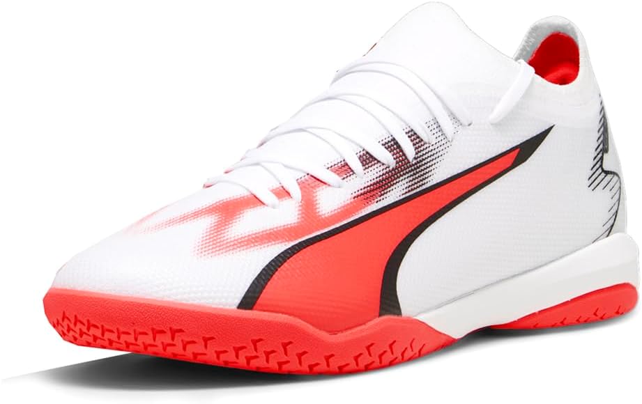 PUMA Herren Ultra Match Tt Fussballschuh 40 EU Puma White Puma Black Fire Orchid, 40 EU Puma White P