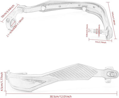 Aluminium Motorrad Handschützer Motorrad Motocross Dirtbike MX ATV Handschützer Lenkerschützer passe