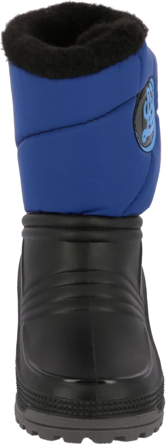 Lico Unisex Kinder Terra Gummistiefel 25 EU Schwarz Blau, 25 EU Schwarz Blau