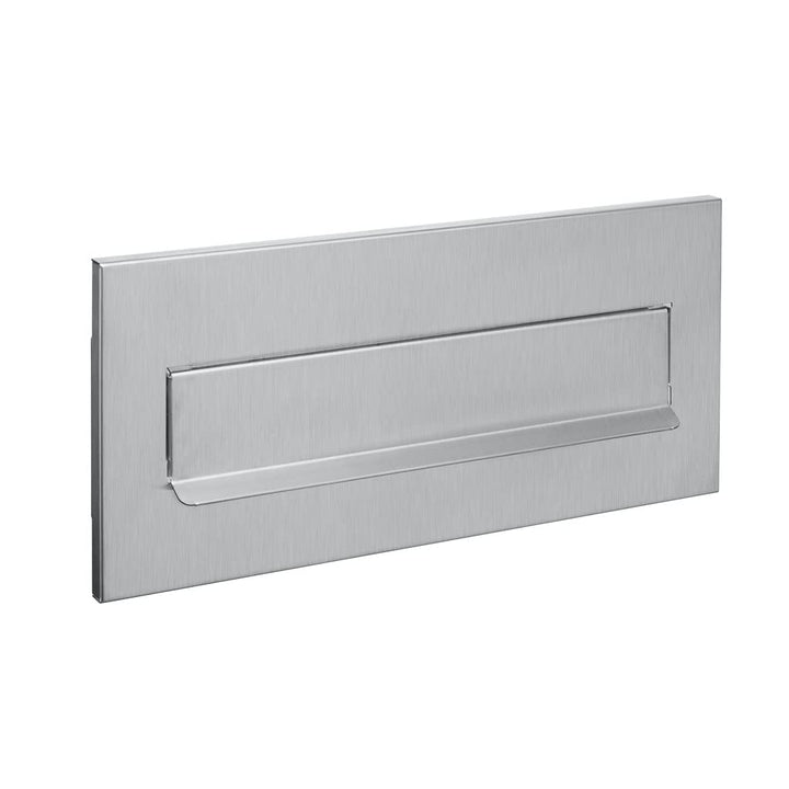 Einwurfklappe Briefeinwurf Briefklappe 100% Edelstahl 310x80 Mauerdurchwurf C4 (Edelstahl 310x135) 3