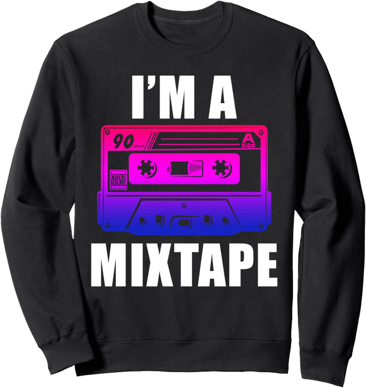 LGBTQ Kassette Vintage Lustiges 1980er Geschenk Bisexuell Sweatshirt