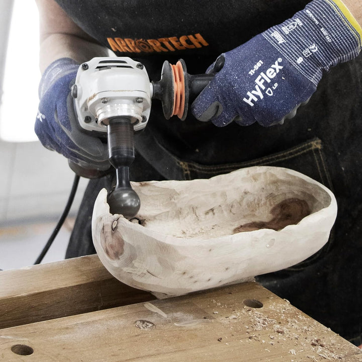 ARBORTECH Ball Gouge | Ø 30 mm Kugel-Hohlmeissel Fräser für Winkelschleifer zur Holzbearbeitung | BA