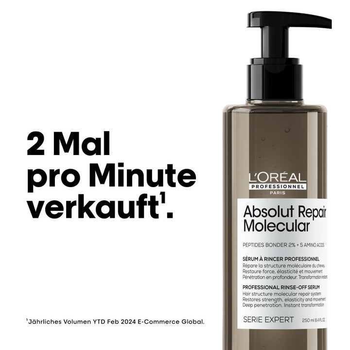 L'Oréal Professionnel Rinse-Off Serum für strukturgeschädigtes Haar, Zur molekularen Tiefenreparatur