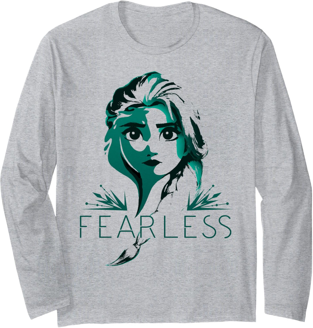 Disney Frozen 2 Elsa Fearless Portrait Langarmshirt