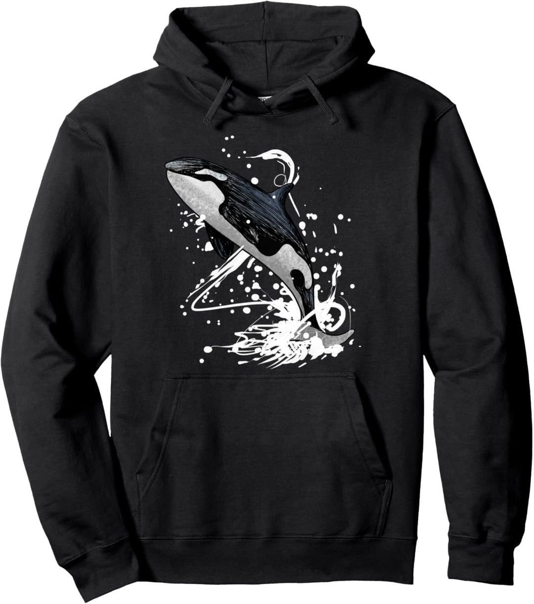 Killer Whale Marine Life Save The Whales Geschenk Pullover Hoodie