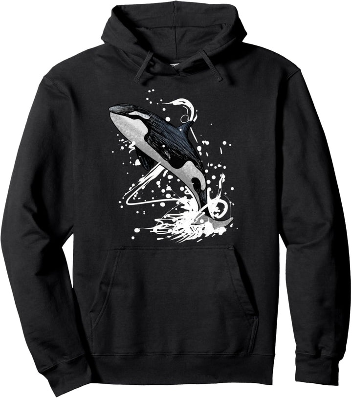 Killer Whale Marine Life Save The Whales Geschenk Pullover Hoodie