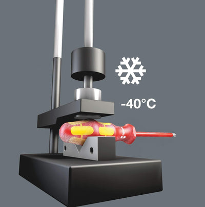 Wera 05006470001 165 iS PZ/S # 1 + 2, VDE-isolierter Schraubendrehersatz mit reduziertem Klingendurc