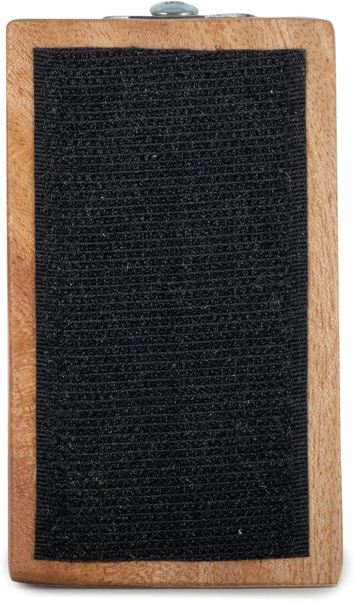 XDrum CW-S Cajon Woodblock Set - Montierbarer Holzblock - Klettstreifen auf der Rückseite - Kann mit